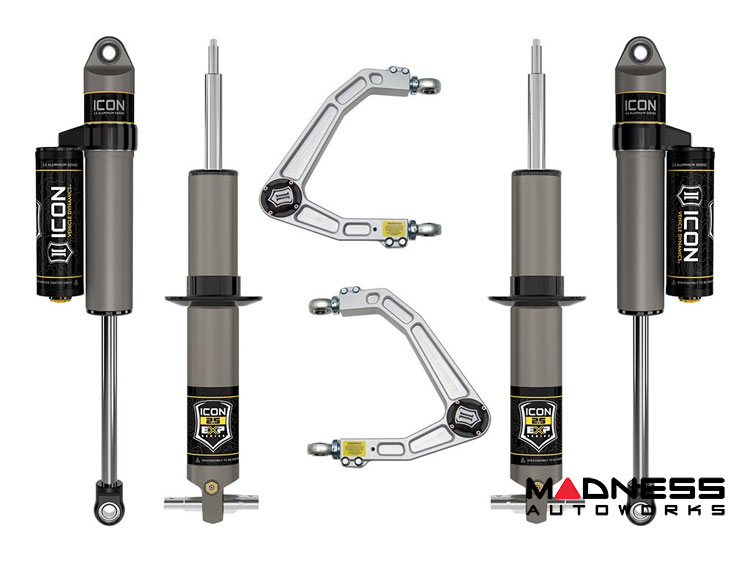 Chevrolet Silverado 1500 4WD Suspension System - Stage 3 - 2.5 EXP Coilovers - Billet UCA